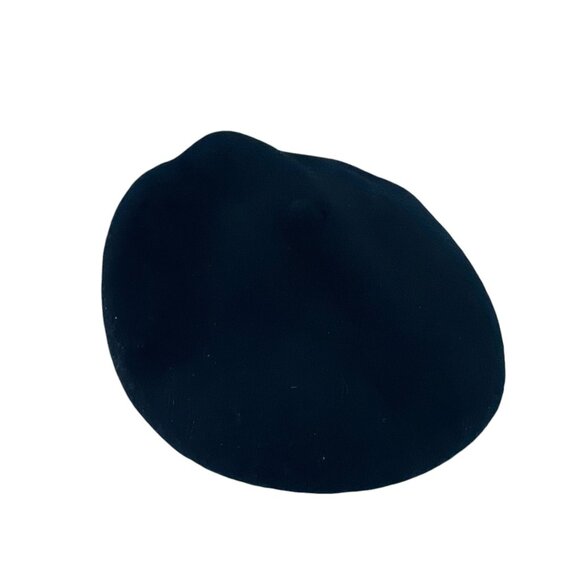 H&M Wool Blend Black Beret Hat Versatile One Size Unisex Winter Paris - Picture 4 of 8